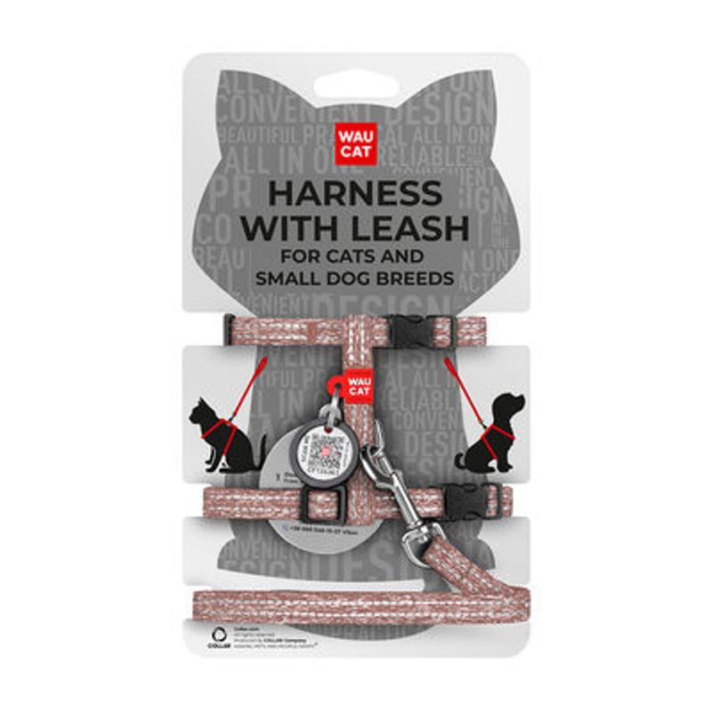 WAUDOG Re-Cotton Kattsele Valpsele med koppel