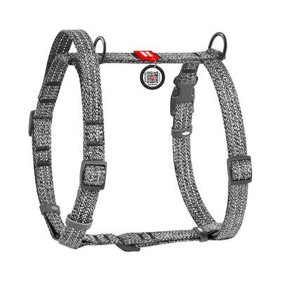 WAUDOG Re-Cotton H-Sele med Handtag Grå