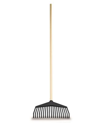 Lövräfsa inkl skaft Svart