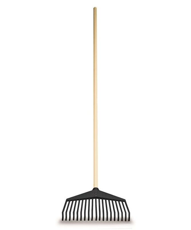 Lövräfsa inkl skaft Svart