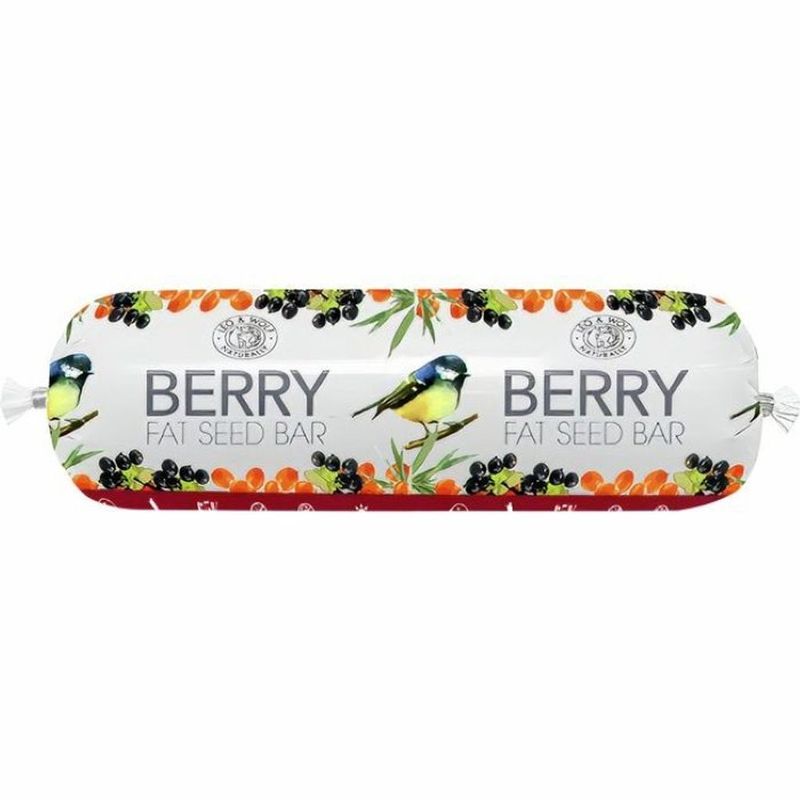 Fågelmat Leo & Wolf Talgkorv Bär 600g