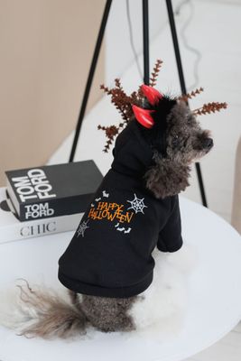 Djävulshorn till Hund Röd