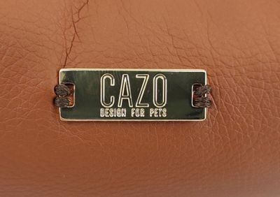 CAZO Hundbädd Oxford Läder & Rutig Tweed