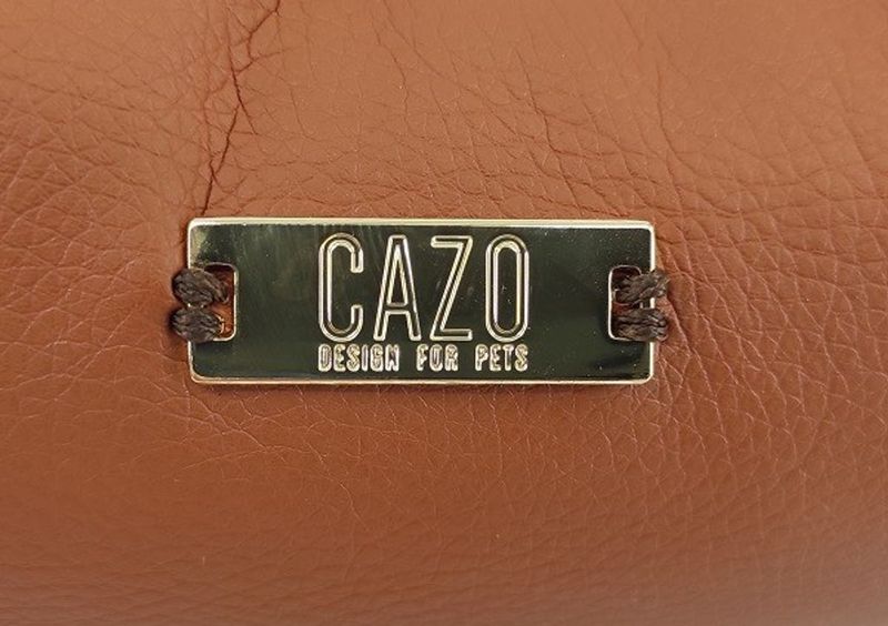 CAZO Hundbädd Oxford Läder & Rutig Tweed