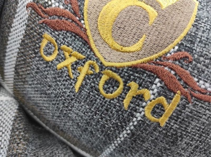 CAZO Hundbädd Oxford Läder & Rutig Tweed