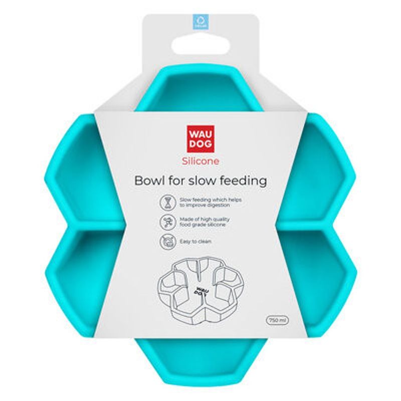 WAUDOG Slowfeed skål Silikon