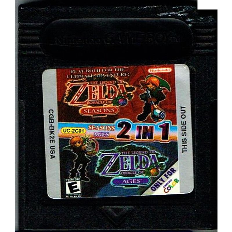 ZELDA SEASONS AGES UC-2C01 BOOTLEG GBC