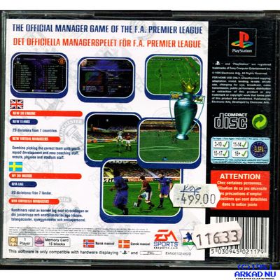 THE FA PREMIER LEAGUE FOTBALL MANAGER 2000 PS1