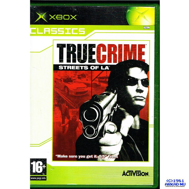 TRUE CRIME STREETS OF LA XBOX