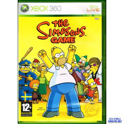 THE SIMPSONS GAME XBOX 360