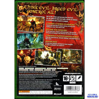 OVERLORD XBOX 360