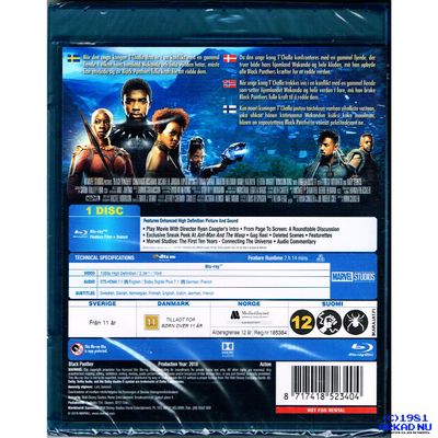 BLACK PANTHER BLU-RAY