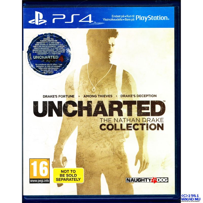 UNCHARTED THE NATHAN DRAKE COLLECTION PS4