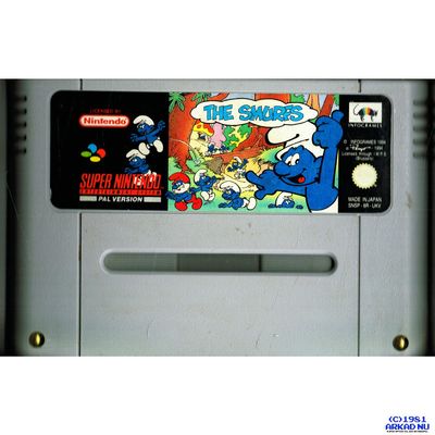 THE SMURFS SNES