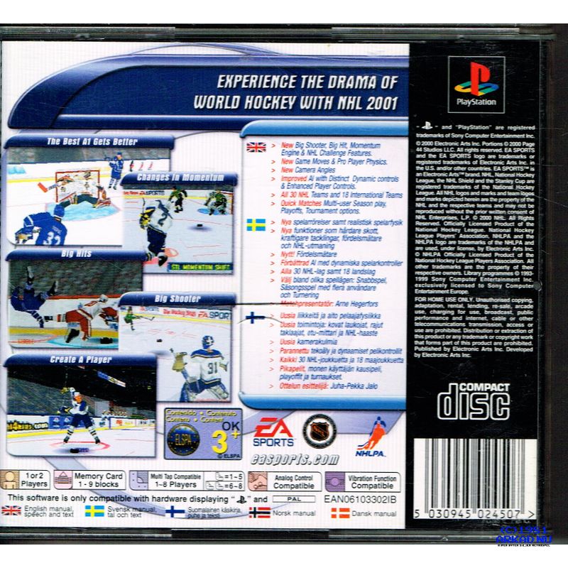 NHL 2001 PS1