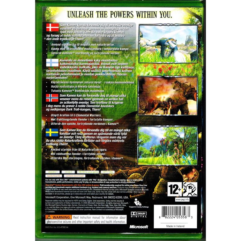 KAMEO ELEMENTS OF POWER XBOX 360
