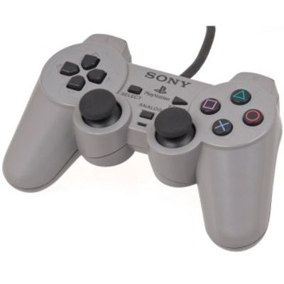 PLAYSTATION DUALSHOCK GRÅ HANDKONTROLL