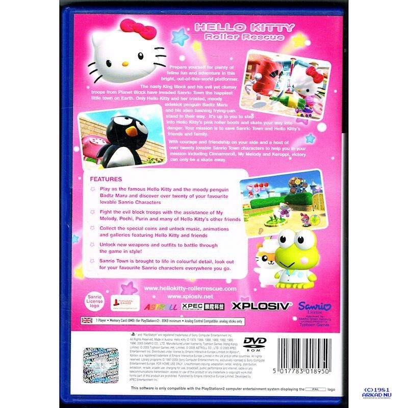 HELLO KITTY ROLLER RESCUE PS2