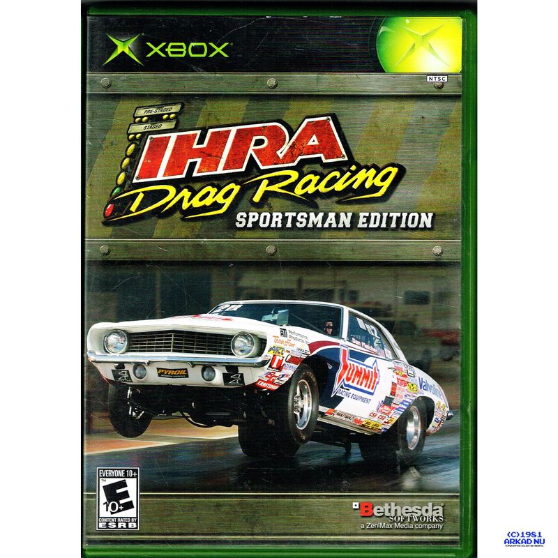 IHRA DRAG RACING SPORTSMAN EDITION XBOX NTSC USA