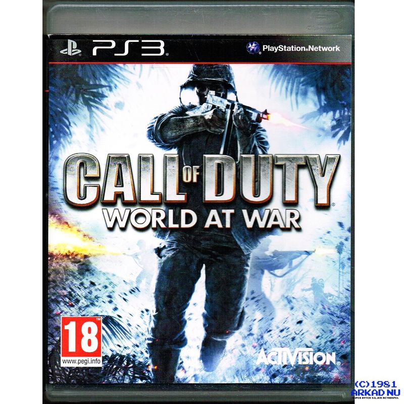 CALL OF DUTY WORLD AT WAR PS3