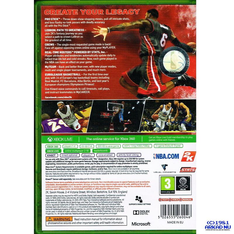 NBA 2K14 XBOX 360