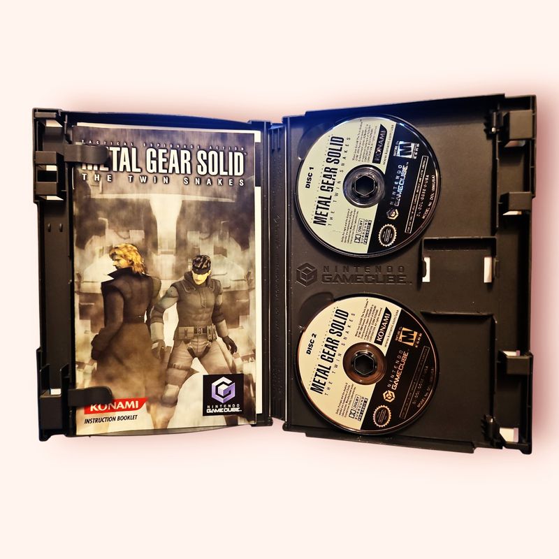 METAL GEAR SOLID THE TWIN SNAKES GAMECUBE NTSC USA OBS LÄS!