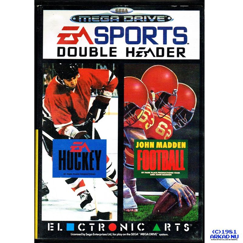 EA SPORTS DOUBLE HEADER MEGADRIVE