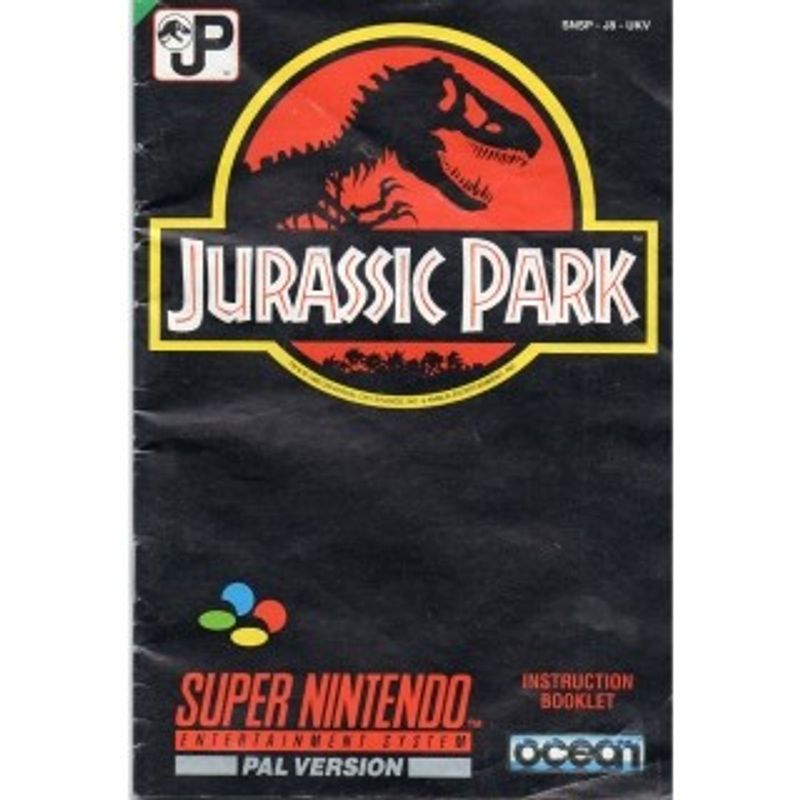 JURASSIC PARK SNES MANUAL UKV