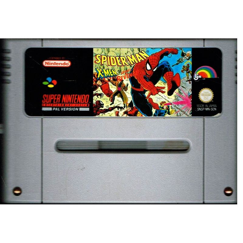 SPIDER-MAN X-MEN ARCADES REVENGE SNES SCN