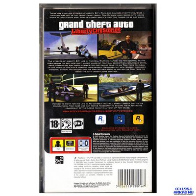 GRAND THEFT AUTO LIBERTY CITY STORIES PSP