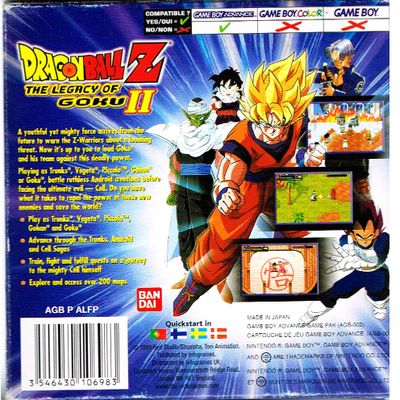 DRAGONBALL Z THE LEGACY OF GOKU II GBA