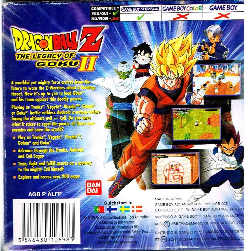 DRAGONBALL Z THE LEGACY OF GOKU II GBA