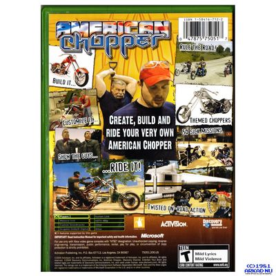 AMERICAN CHOPPERS XBOX