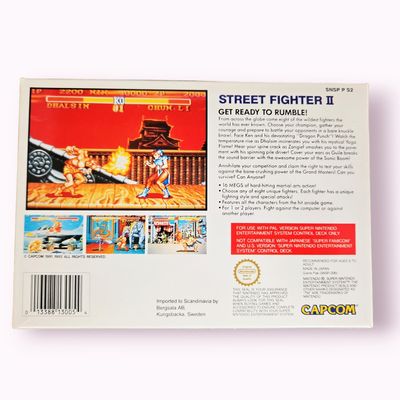 STREET FIGHTER II SNES SCN