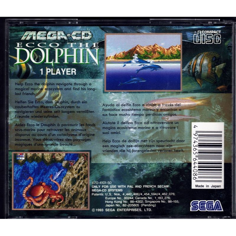 ECCO THE DOLPHIN MEGACD