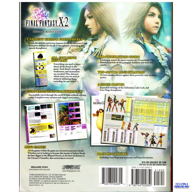 FINAL FANTASY X-2 OFFICIAL STRATEGY GUIDE