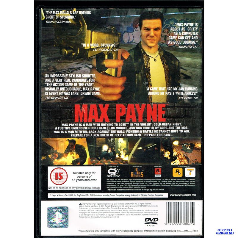 MAX PAYNE PS2