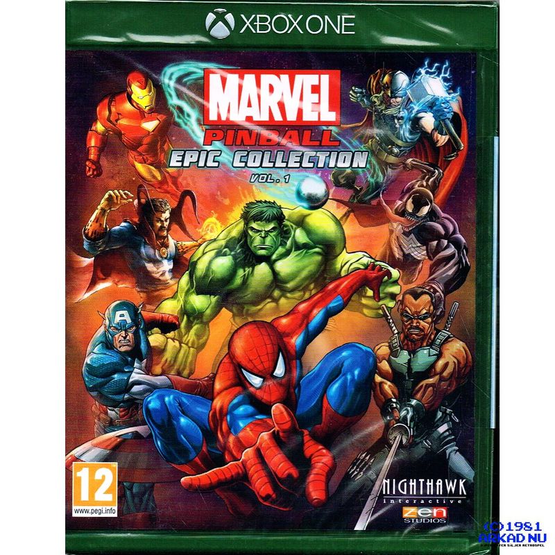 MARVEL PINBALL EPIC COLLECTION VOL 1 XBOX ONE