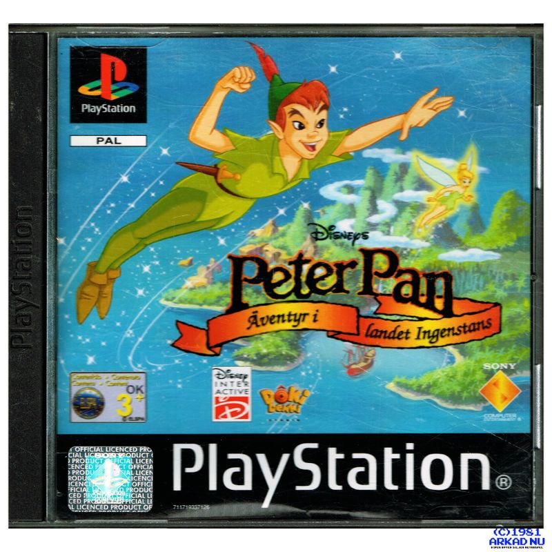 DISNEYS PETER PAN ÄVENTYR I LANDET INGENSTANS PS1