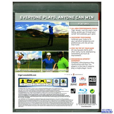 TIGER WOODS PGA TOUR 09 PS3