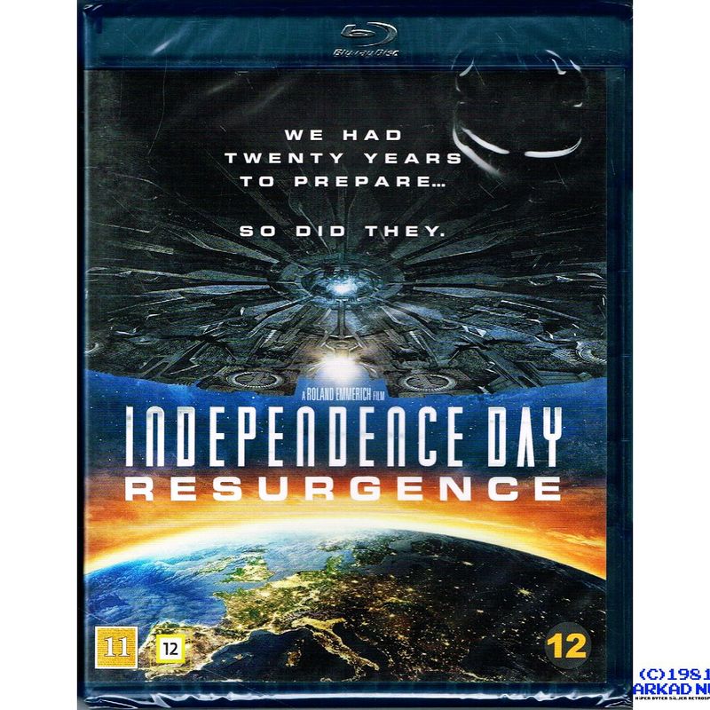 INDEPENDENCE DAY RESURGENCE BLU-RAY