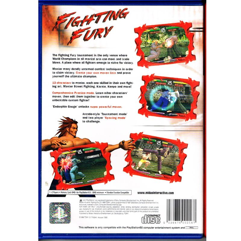 FIGHTING FURY PS2