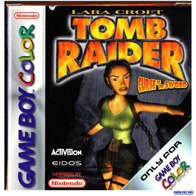 TOMB RAIDER CURSE OF THE SWORD GAMEBOY COLOR