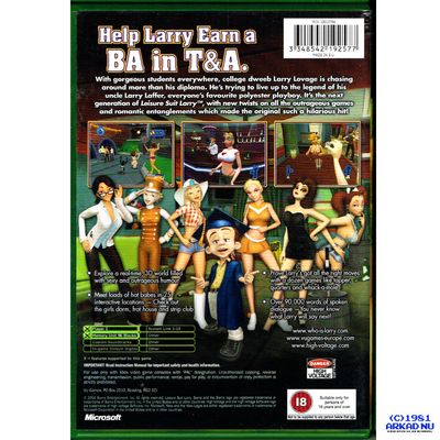 LEISURE SUIT LARRY MAGNA CUM LAUDE UNCUT XBOX