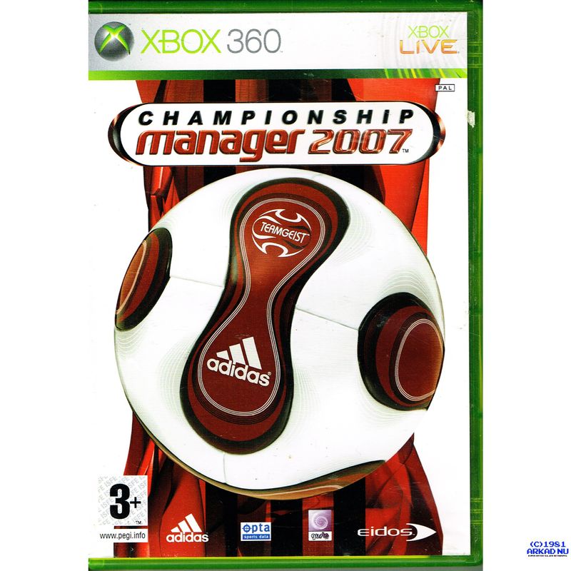 CHAMPIONSHIP MANAGER 2007 XBOX 360