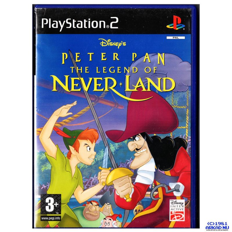 DISNEY'S PETER PAN THE LEGEND OF NEVER LAND PS2