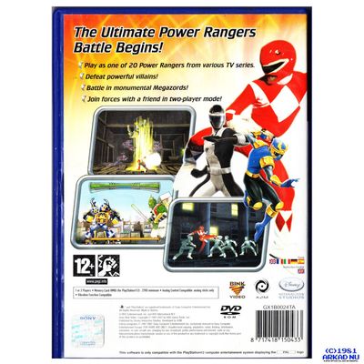 POWER RANGERS SUPER LEGENDS PS2