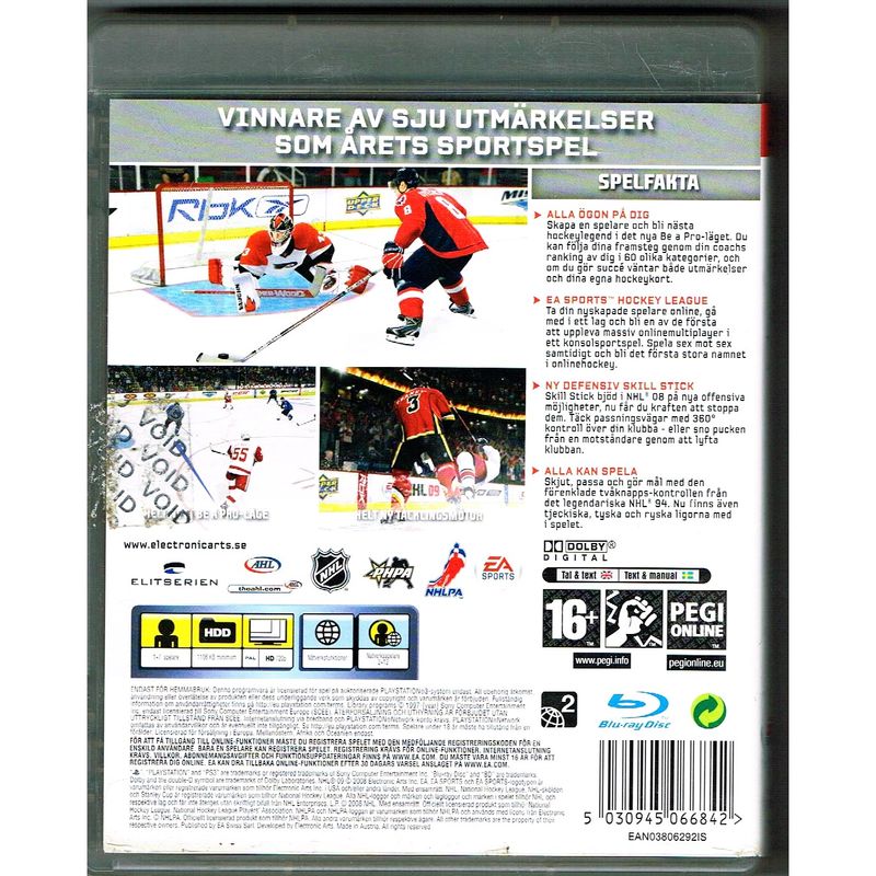 NHL 09 PS3