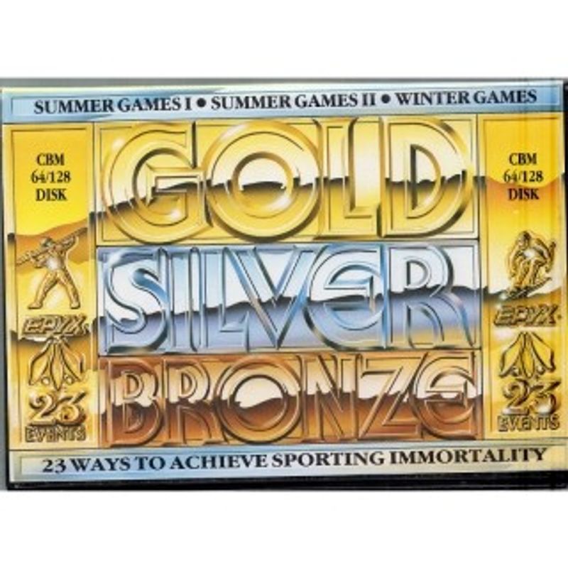 GOLD SILVER BRONZE C64 DISK