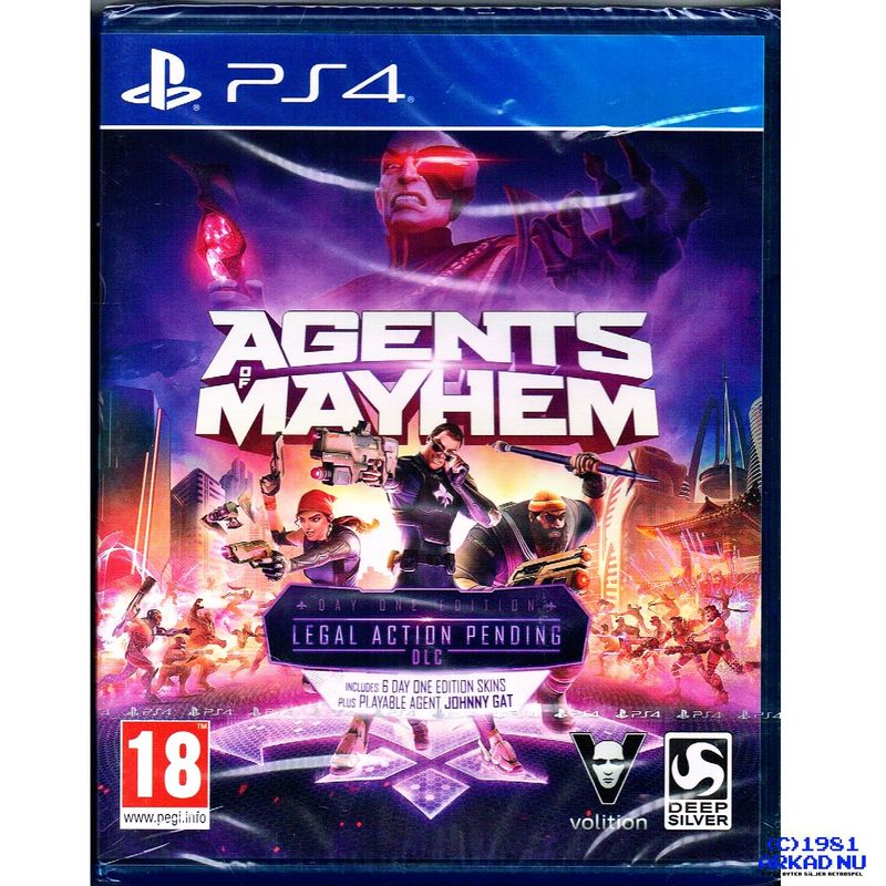 AGENTS MAYHEM DAY ONE EDITION PS4